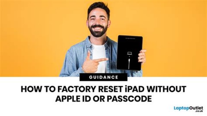 Can you reset an iPad without Apple ID?