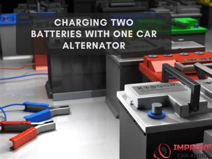 Do I need a bigger alternator for two batteries?
