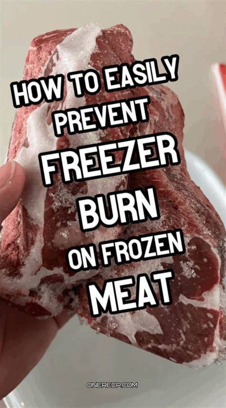 How do you keep meat from getting freezer burn?