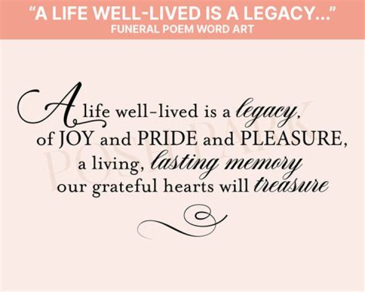 Remembering A Life Well Lived