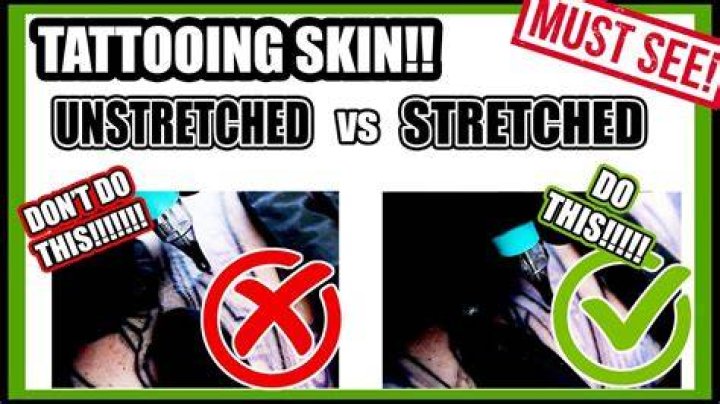 Where do tattoos stretch the most?